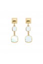 Orecchini Aquaforte Donna Argento Gold YY924FM