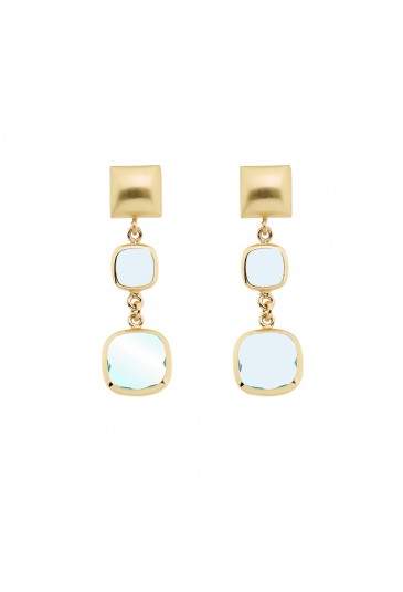 Orecchini Aquaforte Donna Argento Gold YY924FM