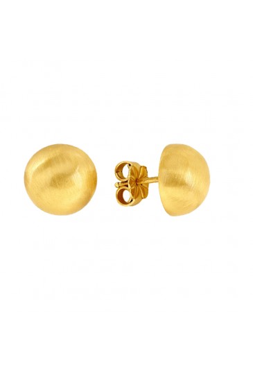 Amberta Allure Orecchini A Sfera In Oro Giallo 9ct – Eleganti E Senza Tempo – Peso 0,26g