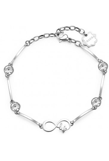 Bracciale Brosway Chakra Acciaio Infinito Cristalli BHKB029