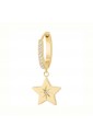 Orecchino Brosway Chakra Acciaio Gold Stella Cristallo BHKE017