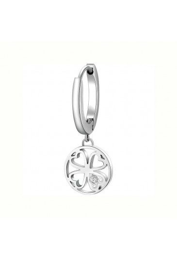 Orecchino Brosway Chakra Acciaio Quadrifoglio BHKE001