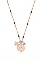 Collana Brosway Chakra Infinito Significato Amicizia Incisione Cristalli Acciaio Rosa BHKL10