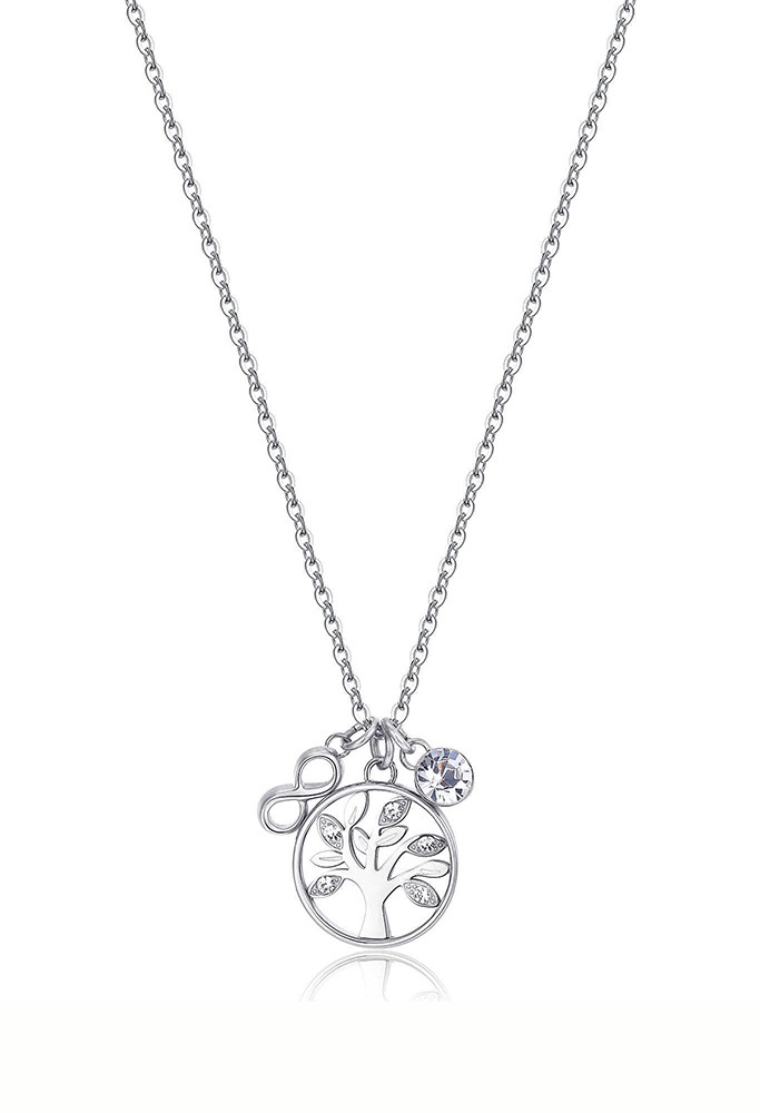 Collana in argento sterling con 7 cristalli dei chakra, regalo di