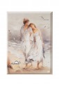 Quadro In Riva Al Mare Argento Misura 25X33 Regalo Matrimonio Acca QD.797