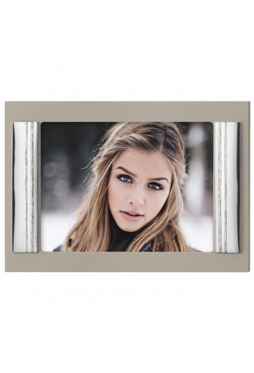 Cornice Acca Portafoto Argento Legno 604EG.21