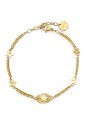 Bracciale Brosway Chakra Acciaio Gold Stelle Cristalli BHKB026