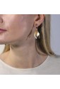 Orecchini Lebole Ventaglio Fujiyama Mini Argento Seta Nero YLDRLFM