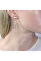 Orecchini Aquaforte Donna Argento Gold YY924FM