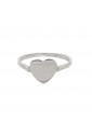 Anello Cuore Oro Bianco 18KT Misura 13 Love Fidanzamento Anniversario Fantasia Monile 8KMOIRP