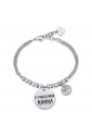 Bracciale Ciondolo Ti Voglio Bene Mamma Acciaio BK2045