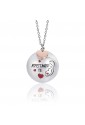Collana Chiama Angeli Aspettando Te Dolce Attesa Cuore Acciaio Luca Barra CK1539