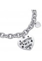 Bracciale Luca Barra Acciaio Non Smettere Mai Sognare BK1994