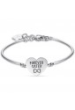 Bracciale Luca Barra Acciaio Forever Sister BK2026