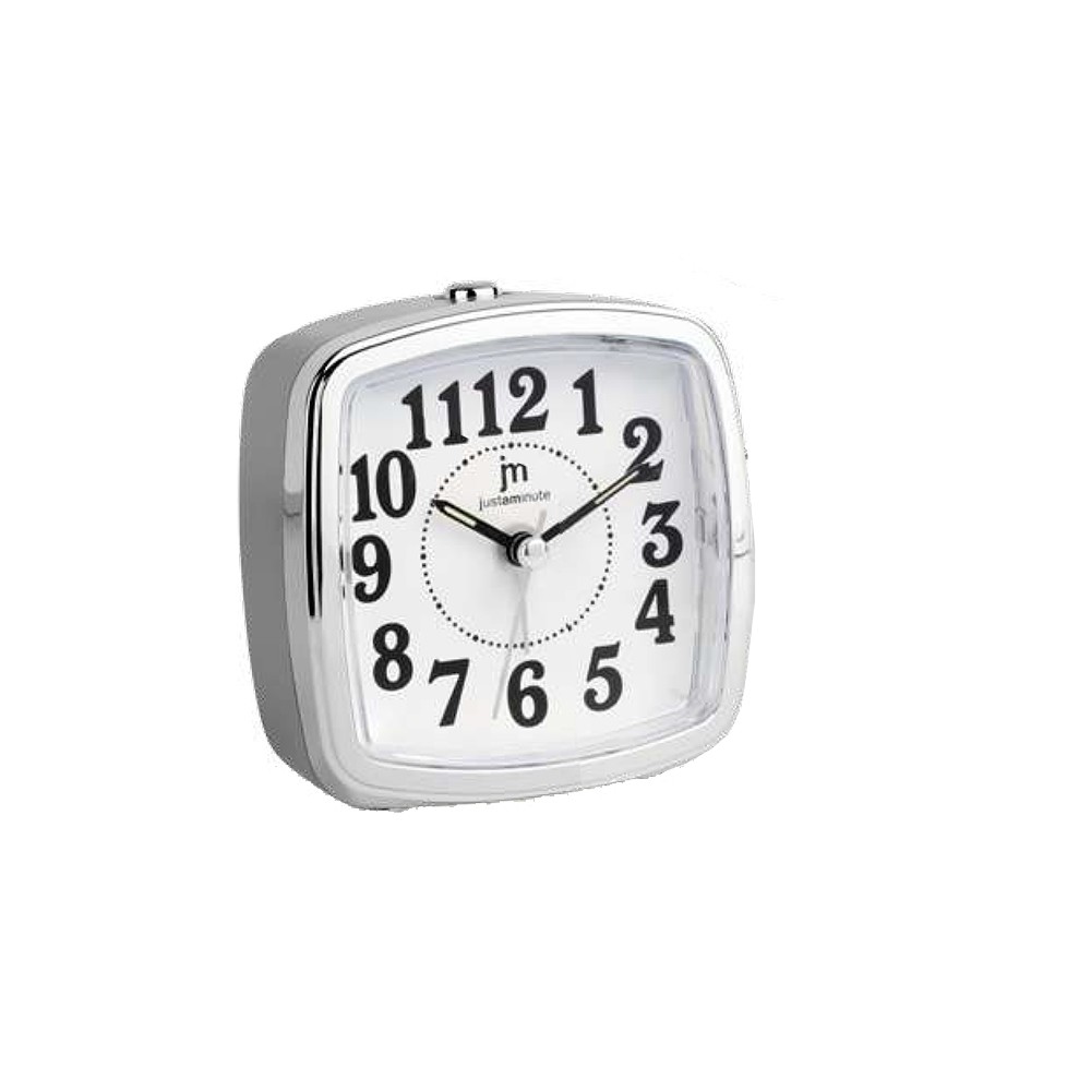 Sveglia Grigio Quarzo Snooze Sweep Movement Illuminazione Lowell