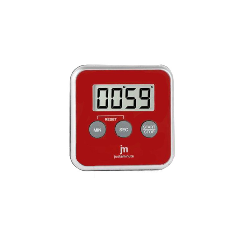 Contaminuti Timer Da Cucina Cronometro Allarme Sonoro Rosso Lowell