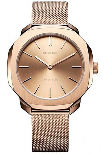 Orologio D1 Milano Super Slim Movimento Quarzo Solo Tempo Rose Gold Donna SSML02