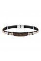 Bracciale Sector Legno Uomo Nero Pelle No Limits Wood SATL10