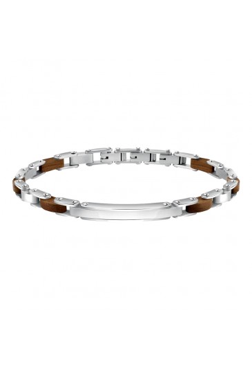 Bracciale Sector Legno Uomo Acciaio No Limits Wood SATL05