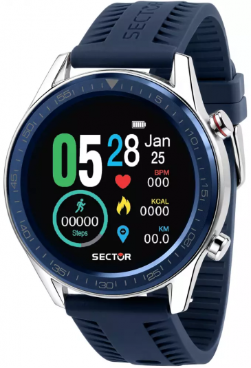Smartwatch Orologio Sector S02 Fitness Running Bluetooth Waterproof Blu R3251545004