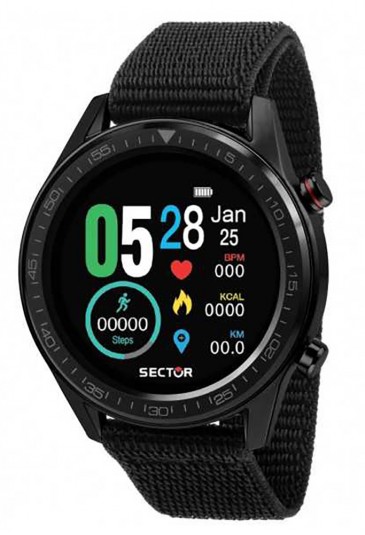 Smartwatch Orologio Sector S02 Fitness Running Bluetooth Waterproof Nero R3251545002