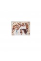 Quadro Miniatura Maternità Klimt Legno Dipinto Placchetta Argento Bomboniera Misura 8X11 Acca MIN.2