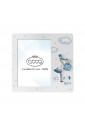 Cornice Portafoto Bimbo Celeste Stella Cicogna Argento Dimensione 10X15 Acca 269C