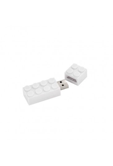 Chiavetta USB 16GB Gomma Bianco Tipo Lego Atelier 667