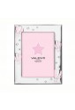 Cornice Portafoto Bimba Rosa Argento Bilamina Mongolfiera Stelle Legno Bianco Misura 9X13 Valenti 73129/4R