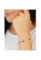 Bracciale Brosway Chakra Coccinella Incisione Buona Fortuna Acciaio Dorato Cristalli BHKB109