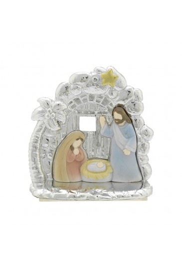 Presepe Natalizio Smaltato Da Appoggio Regalo Natale Bagutta 8448-09