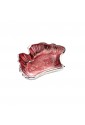 Piatto Leaf Ginkgo Biloba Rosso Vetro Argento Bomboniera Thilia C457214