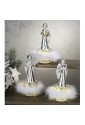 Angelo Del Cuore Resina Base Vetro Luci LED Acca N.82A.3