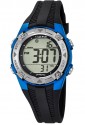 Orologio Calypso Digitale Cronografo Luminoso Nero Blu Bambino Ragazzo K5685/5