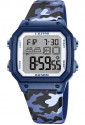 Orologio Calypso Digitale Multifunzione Cronografo Allarme Blu Militare K5812/3