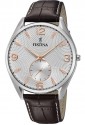 Orologio Festina Solo Tempo Acciaio Cinturino Pelle Marrone Uomo F6870/1