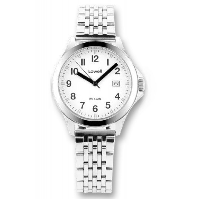 Orologio Lowell Donna Lavoro Quadrante Bianco Acciaio PL4251-80