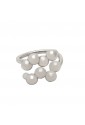 Anello Fantasia Monile Argento 925 Silver Beads Molecole 0IYXHFM