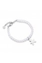 Bracciale Perle Charm Bambino Acciaio Luca Barra BK1576