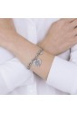Bracciale Ciondolo Cuore Incisione Le Amiche Sono Sorelle Che Ti Scegli Acciaio Luca Barra BK1995