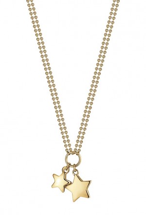 Collana Luca Barra Acciaio Gold Stelle CK1640