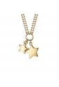 Collana Luca Barra Acciaio Gold Stelle CK1640