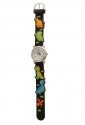 Orologio Bambino Da Polso Acciaio Cinturino Gomma Colore Verde Disegno Coccodrilli Lowell PJ0551-7