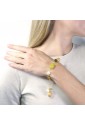 Bracciale Pietre Dure Verde Brown Perle Argento Gold Occhio Di Gatto Sike Jewel 110-8BRA.A