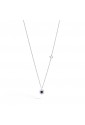 Collana Recarlo Zaffiro Blu Diamanti Naturali Oro 18kt Modello Camelia P77CC001/ZB-45