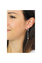 Orecchini Lunghi Brosway Chant Pendenti Rosa Dei Venti Luna Acciaio Cristalli Swarovski BAH53