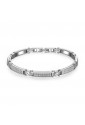 Bracciale Semirigido Brosway Backliner Acciaio Lucido Satinato Uomo BBC15