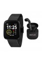 Smartwatch Orologio Sector S-04 Fitness Running Waterproof Acciaio Nero Maglia Milano + Cuffie Misura Small R3253158004