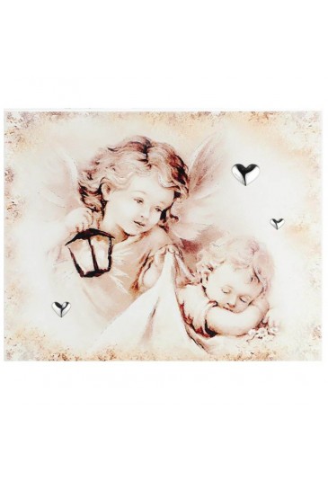 Quadro Angeli Misura 15X20 Argento Thilia 453263