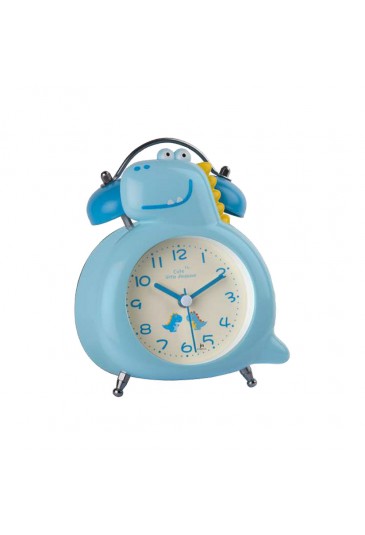 Sveglia Orologio Bambino Dinosauro Azzurro Lowell JA7095-A